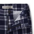 thumbnail image 3 of Hope & Henry Boys' Canvas Short | Navy Plaid, 3 of 3