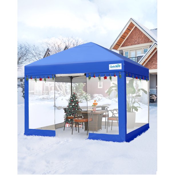 Quictent Clear Canopy Tent Enclosed Winter Pop up Tent Gazebo Weather