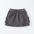 thumbnail image 6 of Zszcpp Baby Girl Skirts Solid Color Cargo A-Line Denim Jean Pocket Trendy Daily Life Simple Casual Skirts, 6 of 9
