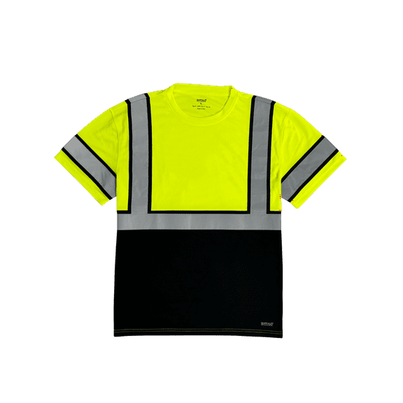 Buffalo Outdoors® Workwear Class 2 Reflective Hi Vis Safety Pullover Short Sleeve T-Shirt