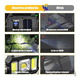 thumbnail image 3 of Linterna  Bloosom Camping Led Solar Super Brillante 500 Lúmenes Negro, 3 of 4
