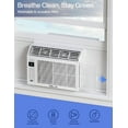DELLA 6000 BTU Energy Saving Window Air Conditioner, Work with Alexa
