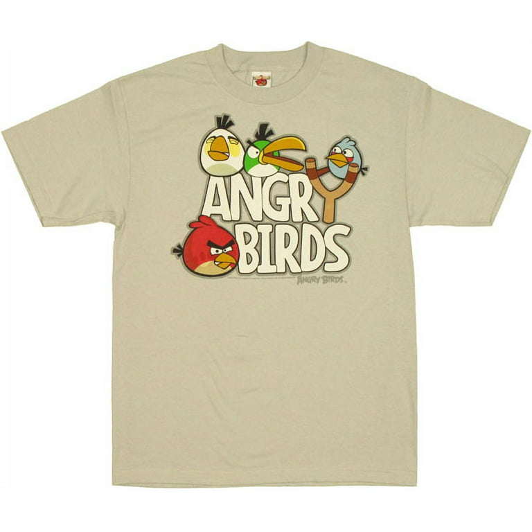 Swipe salat visuel Angry Birds Slingshot T Shirt - Walmart.com