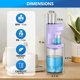 thumbnail image 4 of Dispensador automático de enjuague bucal ZOFGENOW 575 ml con vasos magnéticos, 4 of 6