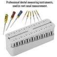 thumbnail image 1 of Bloc de Mesure, Endodontique Endo Bloc Outils de Mesure,Dentiste Règle Instrument Dent Racine Test Panneau de Contrôle Fichiers Outils de Mesure Instruments, 1 of 8
