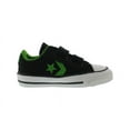 thumbnail image 2 of Converse Star Player Ev Infant/Toddler Shoes Size 2, Color: Black/Green, 2 of 5