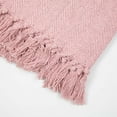thumbnail image 5 of Arkwright Common Ground Cotton Throw Blankets (Case of 12), Herringbone Pattern, 50 x 70 Inch, Pink, 5 of 6