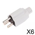 thumbnail image 1 of Convertidor De Adaptador De Enchufe 6xUS, 3 Pines, EE. UU., Alimentación Extraíble, Teléfono Residencial Desmontable,, 1 of 8