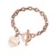 thumbnail image 2 of pulsera encantadora en forma de corazón, hermosa y delicada pulsera de diseño elegante para mujer, decoración de uso diario., 2 of 3