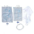 thumbnail image 1 of Sistema de bolsa de drenaje urinario Nikou colector de orina portátil silicona 2 bolsas de catéter urinario tipo 3, 1 of 15