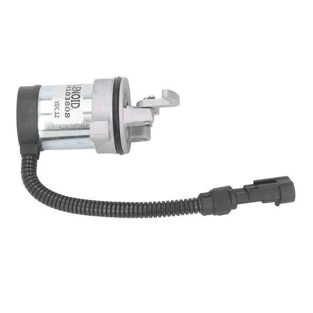 Válvula Solenoide Apagado Para Excavadora 30A87 00060 | DC12V De Aluminio | Compatible Con Generador MM432 30501