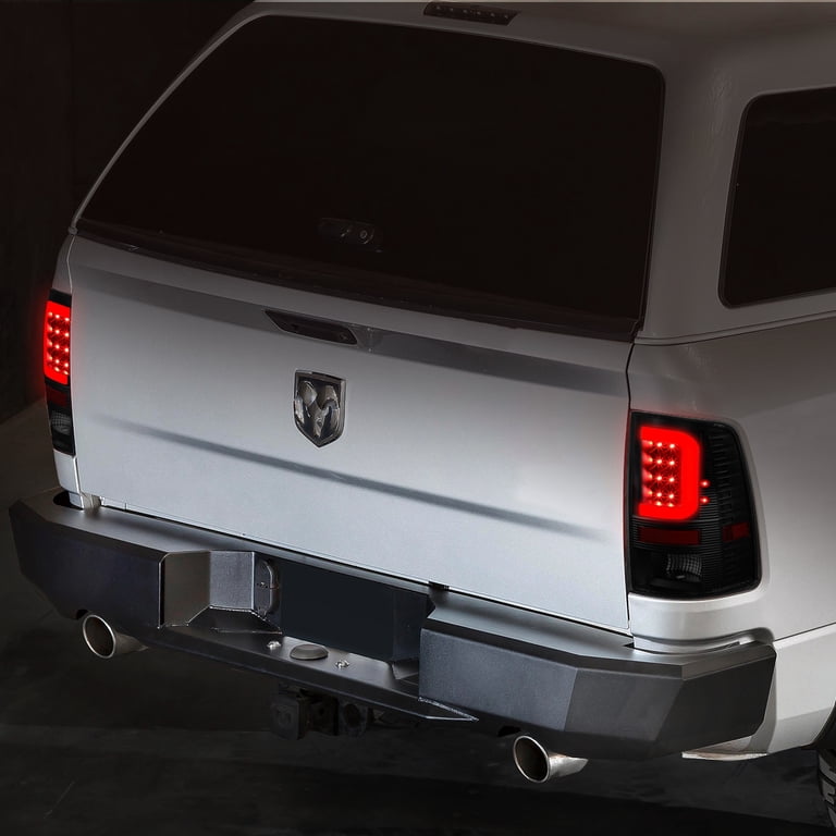 Tinted C-Shape LED Tail/Brake Light Bar For 2009-2017 Dodge Ram 1500 2500 3500