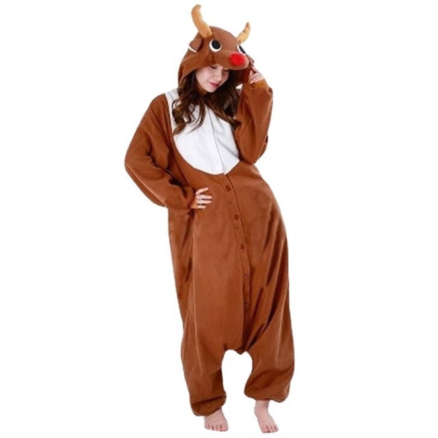 Mono de manga larga a la moda, bonito pijama de invierno de forro polar para parejas, ropa de casa, mono para adultos, pantalones, mono para mujer