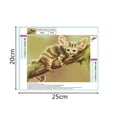 thumbnail image 4 of VONKY Cat Tiger Moneky Diamond Needlework DIY 5D Animal Rhinestone Painting Crystal Embroidery Home Office Cross Stitch, 4 of 8
