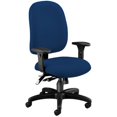 thumbnail image 4 of OFM Ergonomic Task Chair with Arms, Mid Back, in Wine (125-803), 4 of 5