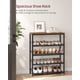 thumbnail image 3 of Organizador industrial para zapatos VASAGLE de 5 niveles con estantes, 3 of 7