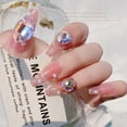 thumbnail image 4 of 50 piezas de diamantes de imitación de uñas rosas de múltiples formas con parte trasera plana, gemas de cristal K9, diamantes, joyas, cristales para caras, ojos, maquillaje, ropa, zapatos,, 4 of 7