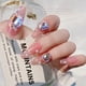 thumbnail image 4 of 50 piezas de diamantes de imitación de color rosa para uñas, múltiples formas, diamantes de imitación con parte posterior plana, gemas, piedras de vidrio K9, diamantes, joyas, cristales, 4 of 7