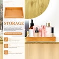 thumbnail image 3 of HOKARUA Multi-function Dresser Tray Convenient Bathroom Tray Wooden Vanity Tray Jewelry Accessory, 3 of 7