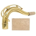 thumbnail image 4 of UPGRATOR 1 Set Golden Brass Tenor Saxophone Bend Neck With Cork Sheet For Excellent Craftsmanship, 4 of 8