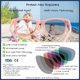 thumbnail image 4 of Gafas de sol COCOSAND Flexibles Polarizadas color Rosa Bebé con Lentes Grises, 4 of 8