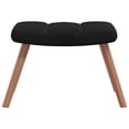 thumbnail image 3 of vidaXL Rocking Chair with a Stool Black Velvet, 3 of 5