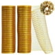 thumbnail image 1 of Cinta decorativa de malla TONIFUL, 2 rollos, 25 cm x 9 m, dorada, 1 of 7