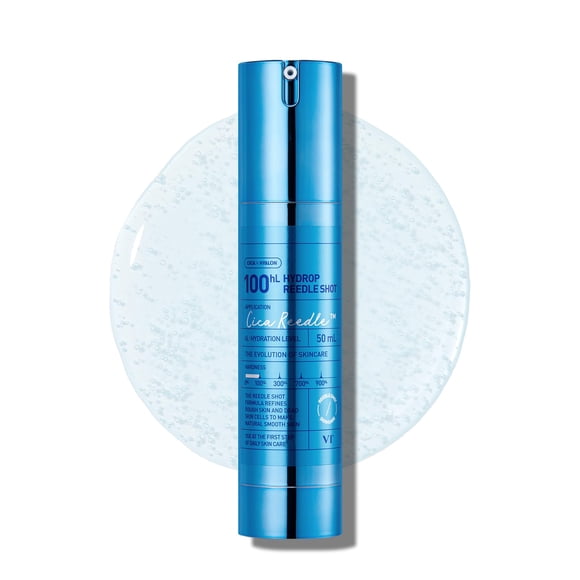 VT COSMETICS Sérum Hydrop Reedle Shot 100 50ml – Suero Hidratante con Tecnología CICA REEDLE™, Ácido Hialurónico y Extracto de Centella