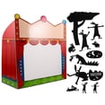 thumbnail image 1 of 1 Ensemble de Marionnettes d'Ombre Bricolage Kit d'Artisanat Créatif pour Enfants Équipement d'Expérience Scientifique Spectacle de Marionnettes Théâtre Toile de Fond de Carnaval Jouets de Narration, 1 of 5