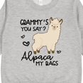 thumbnail image 3 of Inktastic Grammy's You Say Alpaca My Bags Toddler Sweatshirt, 3 of 4