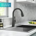 thumbnail image 4 of KRAUS Merlin Transitional Pull-Down Single Handle Kitchen Faucet in Matte Black, 4 of 15