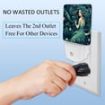 thumbnail image 3 of Mermaids LED Square Night Lights for Bedroom and Living Room, Decorative Mood Lighting with Remote Control – Energy Efficient & Versatile Illumination, 3 of 6