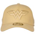 thumbnail image 2 of Wonder Woman 1984 Movie Gold Symbol on Gold Armor New Era 39Thirty Fitted Hat-Small/Medium, 2 of 4