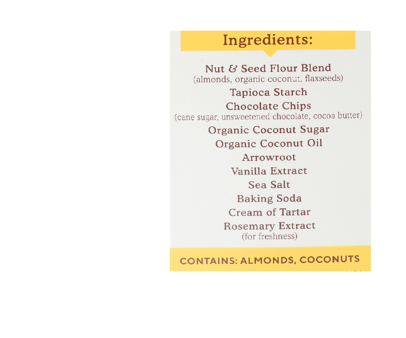 Buy Simple Mills Almond Flour Cookies Chocolate Chip, 5.5 oz (Pack of 6