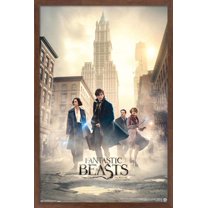 Fantastic Beasts And Where To Find Them - Streets Wall Poster, 14.725" x 22.375", Framed