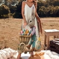 thumbnail image 2 of Easter Bunnies Rabbits Sleeveless Dress Women's Luxury Party Dress Birthday Dresses for Women, 2 of 7