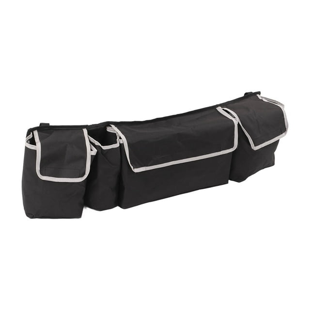 Car Trunk Organizer, Black Car Back Organizer Enough Space Foldable For Truck