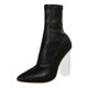 thumbnail image 1 of NECHOLOGY Botas Mujer Adulto Femenino Zapatos Botines mujer Zapatos de mujer Botines Botas Tacón de cristal Botines de tacón grueso Botines de punta estrecha Tacones altos (Black, 8.5), 1 of 7