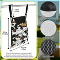 thumbnail image 6 of ZIATUBLE Cow Print Clothespin Storage Bag Washable Hanging Clothespin Bag Easy to Clean Clothes Pins Bag Holder with Two Snap Buttons Hanging Pantry Organizer for Storage Bags, 6 of 7