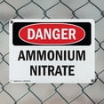 thumbnail image 5 of (2 Pack) Ammonium Nitrate OSHA Danger Sign 18 Inch X 12 Inch Plastic Sign, Weather Resistant, UV Protected for Workplace, Business, and Construction Site, Made in the USA, 5 of 8