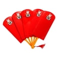 thumbnail image 3 of Sobres rojos chinos plegables en forma de abanico para la suerte, Hong Bao rojos 6 ranuras para tarjetas, 3 of 9