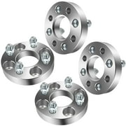 ECCPP Wheel Spacers 4 lug 4PCS 1" (25mm) 4x100 to 4x100 60.1mm Fit for 04 05 06 07 for Chevy Aveo Cobalt for Toyota Prius for Scion xA xB for Saturn Ion with 12x1.5 Studs