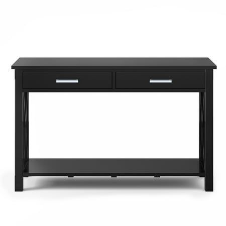 Simpli Home - Kitchener Console Sofa Table - Black