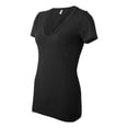 thumbnail image 3 of Bella + Canvas Women's Jersey Short Sleeve Deep V-Neck Tee B6035, 3 of 3