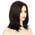 thumbnail image 2 of OneDor 11" Short Straight Synthetic Heat Resistant Bob Wigs, Full Head Hair Wigs for Women, Girls (RL2/4) …, 2 of 7