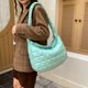 thumbnail image 4 of Bolso Mujer Invierno Acolchado Suave Acolchado Bolso De Hombro Grande Tote Azul, 4 of 6