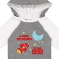 thumbnail image 4 of Inktastic I Love My Mommy to the Moon and Back Boys or Girls Long Sleeve Baby Bodysuit, 4 of 5