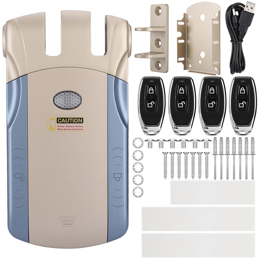 Kritne Smart Lock, Remote Control Electronic Lock, WAFU Wireless Invisible Keyless Electronic