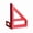 Red, variant on Aluminum Alloy Triangle Ruler Angled Right Angle Precision Drafting Tool for Architect Engineer Student