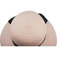 thumbnail image 3 of Sombrero de paja para playa de verano para mujer, protección UV UPF50, plegable, de ala ancha, para viajes, sombreros de Panamá para verano para mujer, 3 of 6